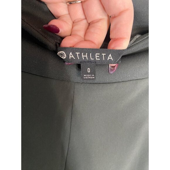 Athleta Soho Jogger Black Olive Pants-sz 0 - Picture 5 of 13